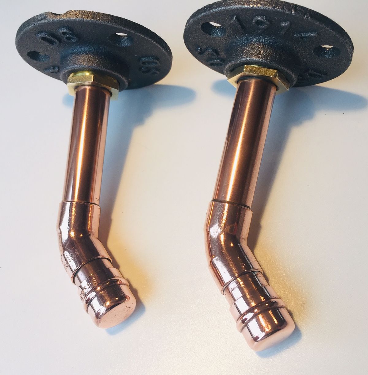 old fashioned school coat hanger copper